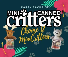 12 piece Party Pack - Mini Canned Critters