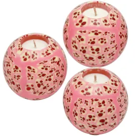 3 Pack Pink Paws Handmade Candle Assortment for Home Décor