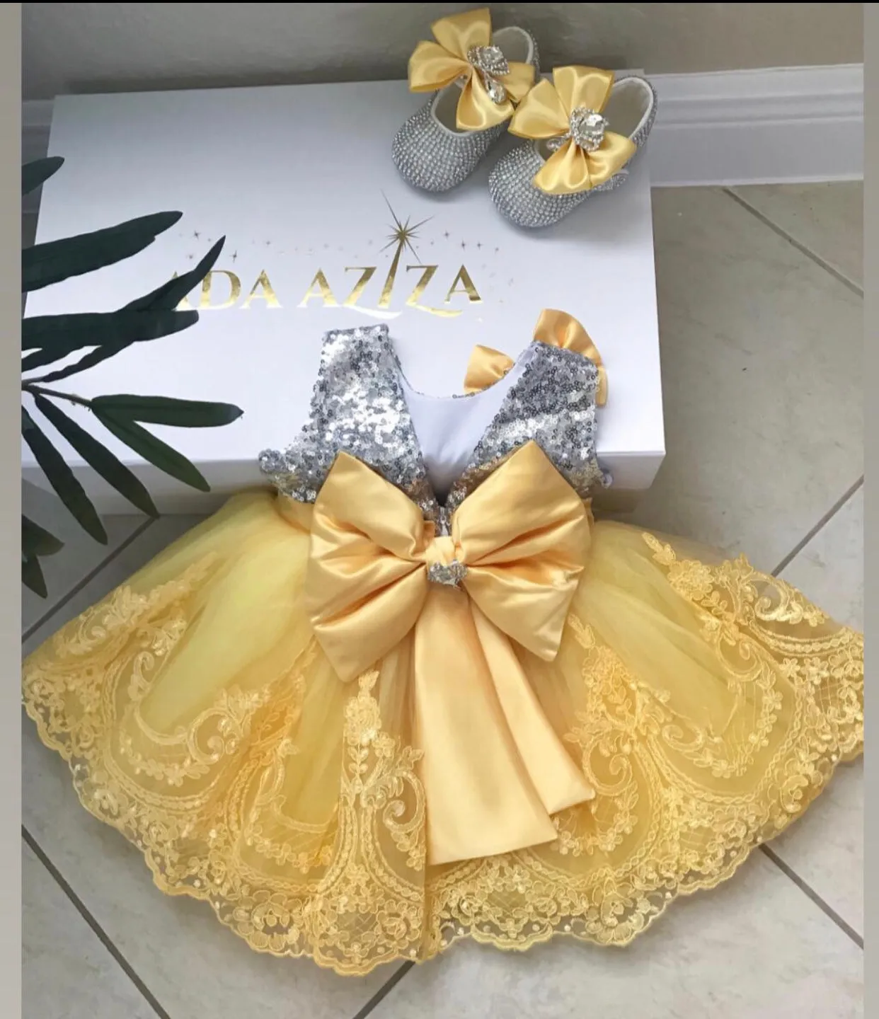 Alana  Dress Yellow