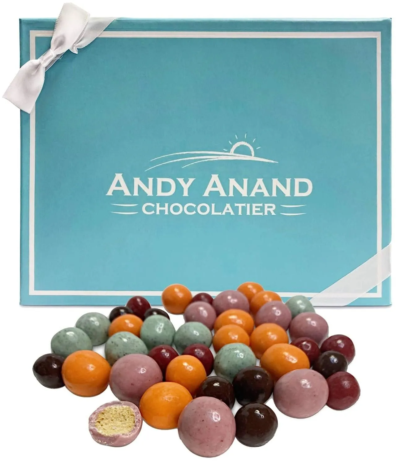 Andy Anand Chocolate Amazing Bridge of Malt Balls & Caramels 1 lbs - Irresistible Chocolate Bliss, Treat Them Right: Chocolate Gift Box for Any Occasion