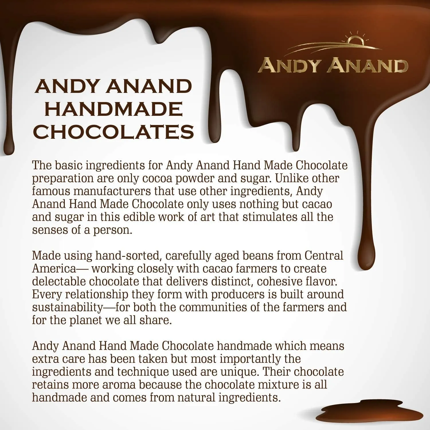 Andy Anand Chocolate Amazing Bridge of Malt Balls & Caramels 1 lbs - Irresistible Chocolate Bliss, Treat Them Right: Chocolate Gift Box for Any Occasion