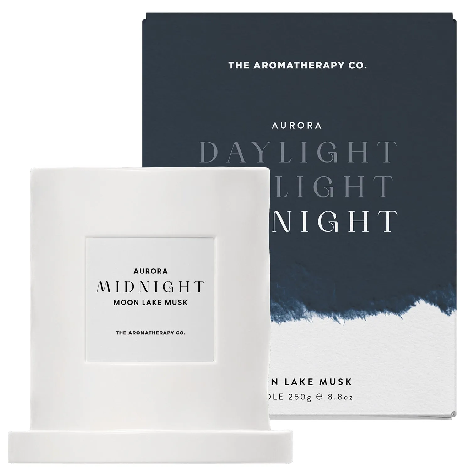 Aurora Midnight Moon Lake Musk Ceramic Candle