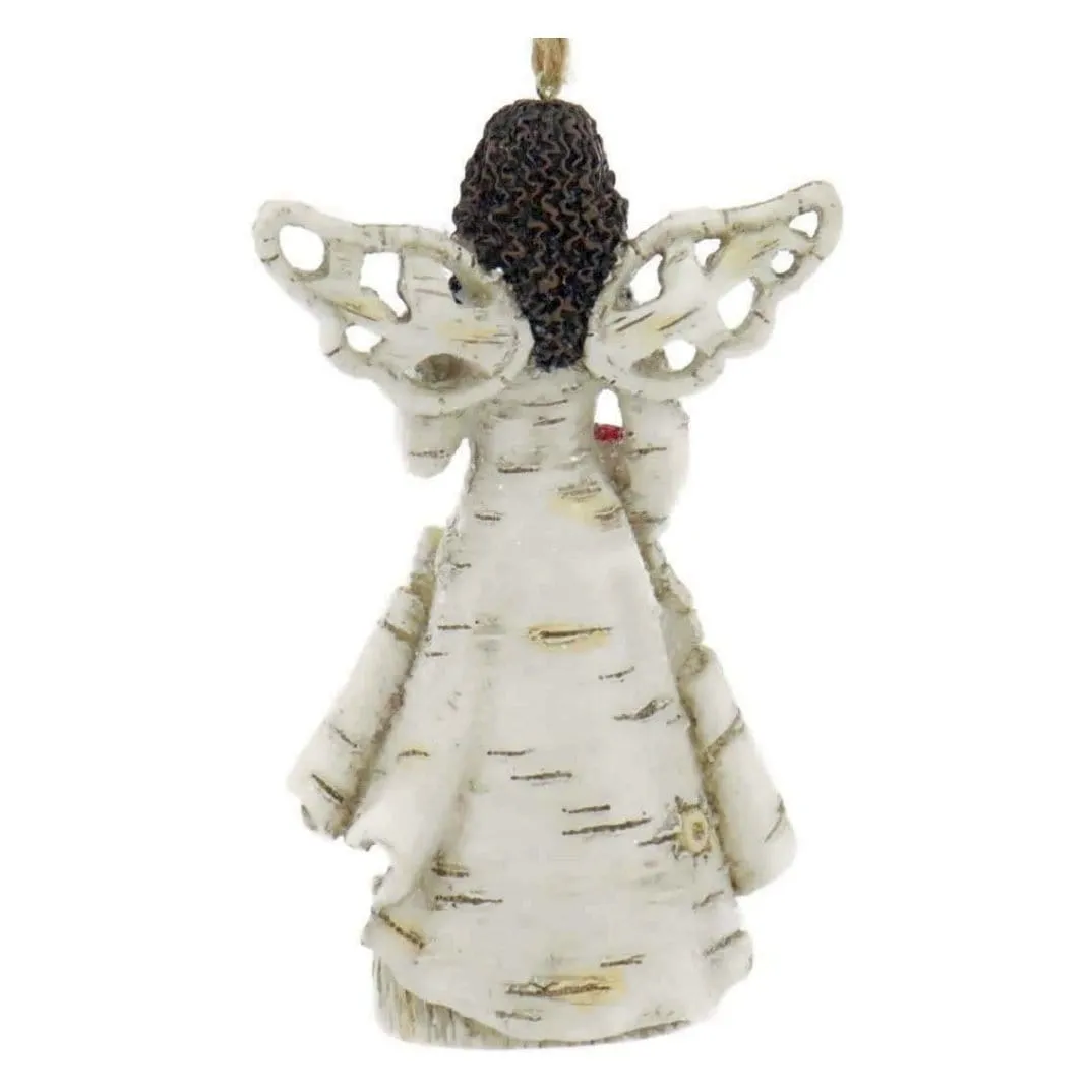 Birch Berry Angels Christmas Ornament Set