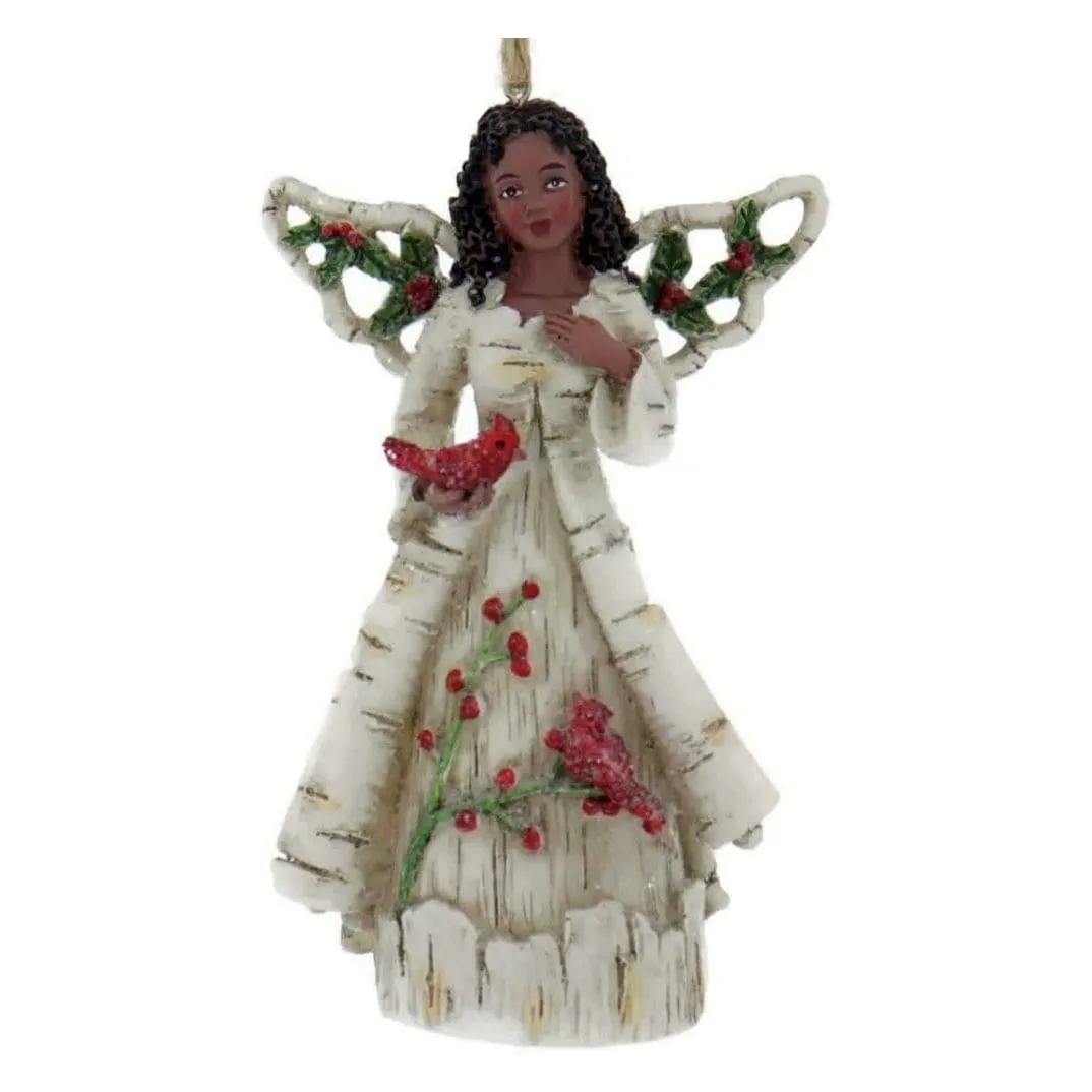 Birch Berry Angels Christmas Ornament Set