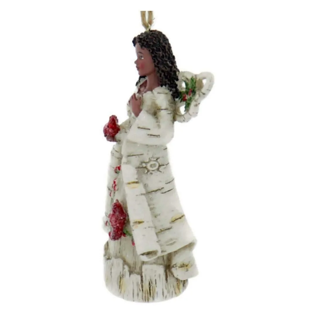 Birch Berry Angels Christmas Ornament Set