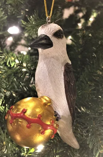 Bristlebrush Designs <br> Kookaburra Christmas Tree Ornament On Bauble