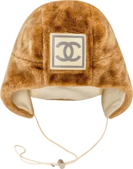 Chanel Fall 2001 Runway Logo Trapper Hat