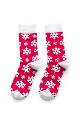 CHRISTMAS PRINTING ANKLE CREW SOCKS