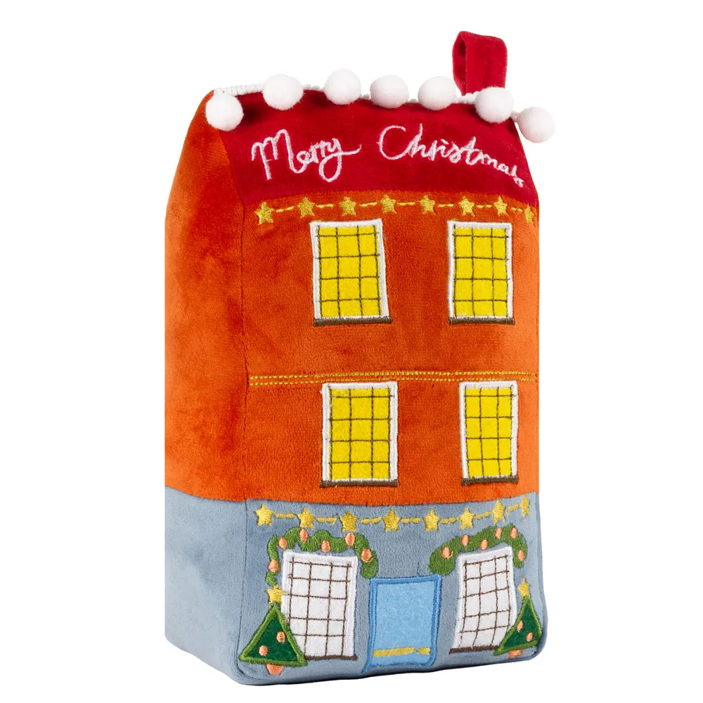 Christmas Spirit House Festive Door Stop Multicolour