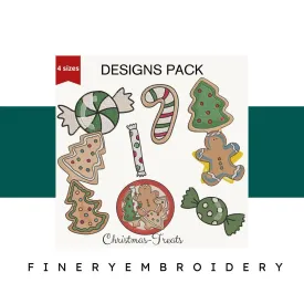 Christmas Treats - Designs Pack : Embroidery Design