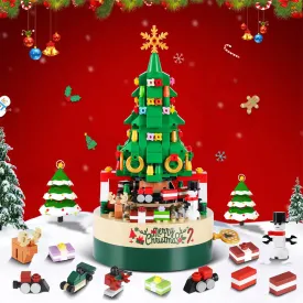 Christmas Tree DIY Building Block Music Box Toy Gift For Kids, TO0014