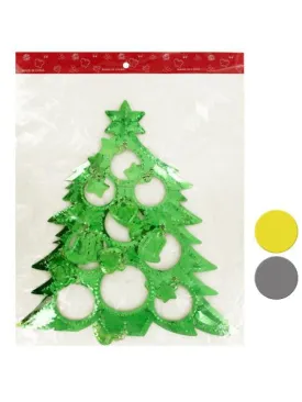 Christmas Tree Shape Hanging Decoration (Available in a pack of 15)