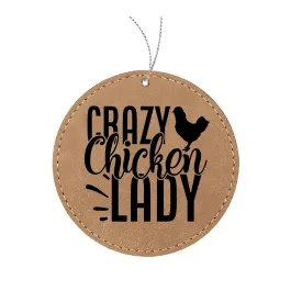 Crazy Chicken Lady Ornament