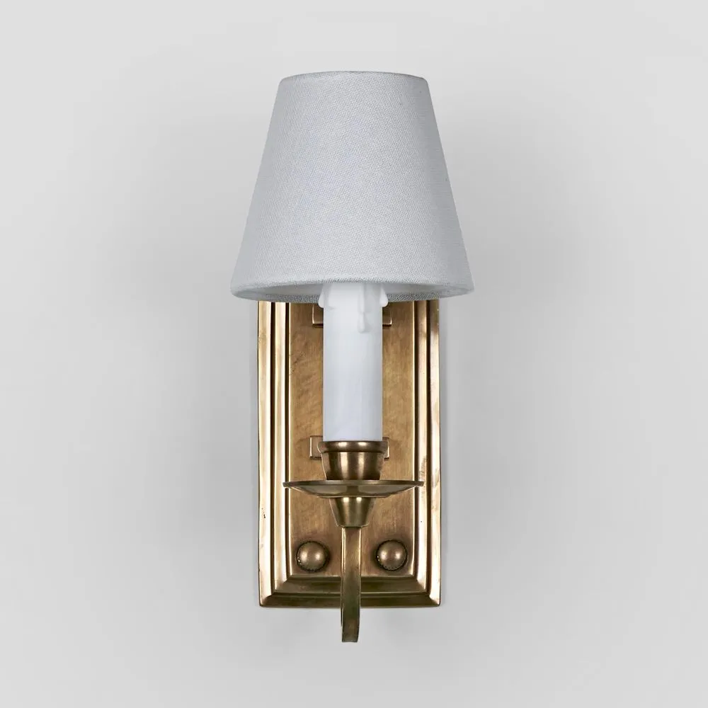 East Borne Sconce Base Antique Brass