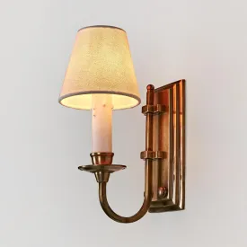 East Borne Sconce Base Antique Brass