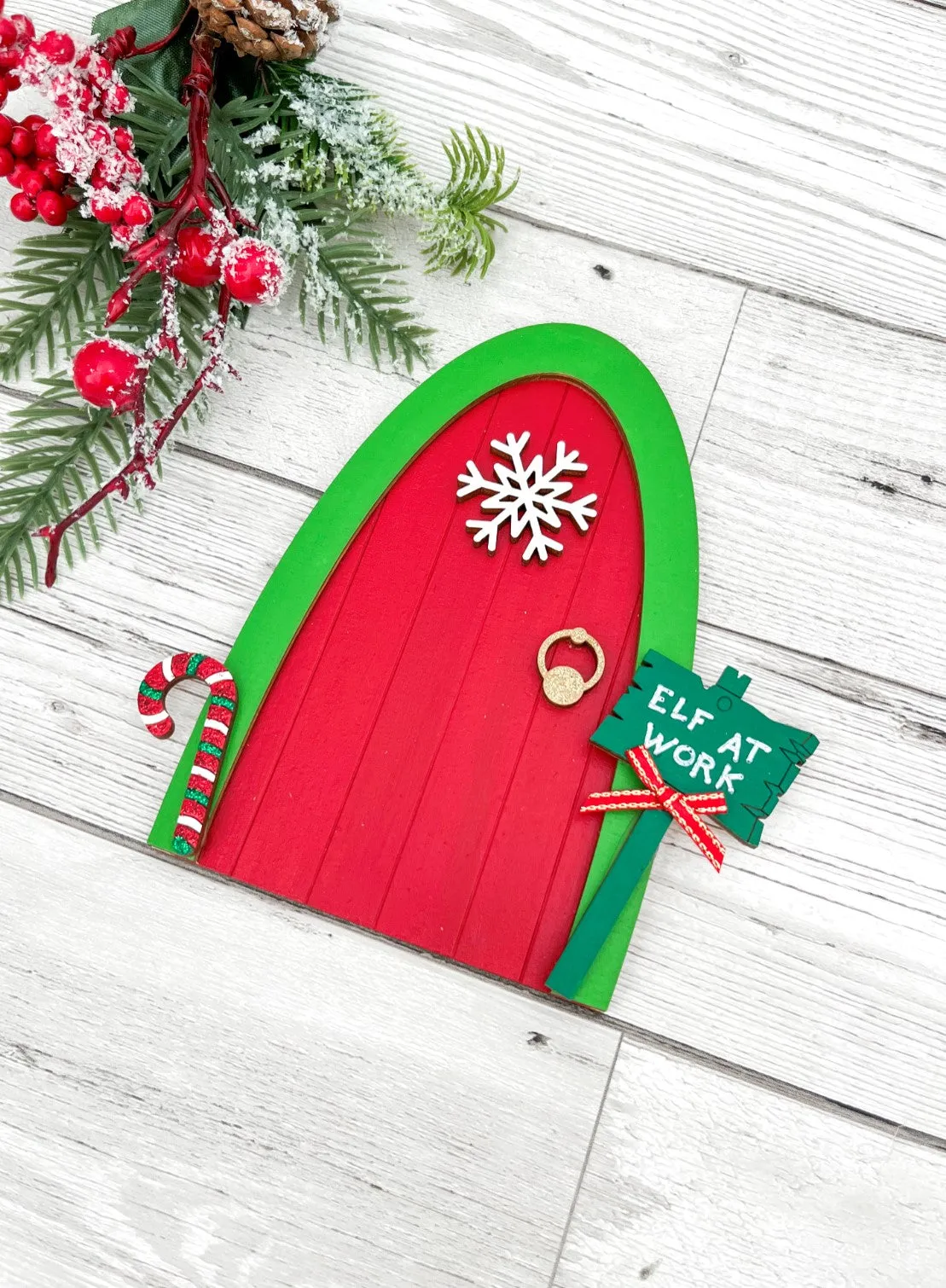 Elf Door 'Elf At Work'