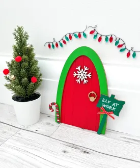 Elf Door 'Elf At Work'