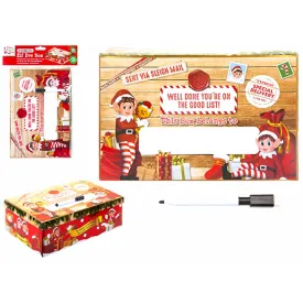 Elves Behavin Badly Christmas Eve Box - 21cm x 32cm x 11cm Festive Gift Naughty Elves