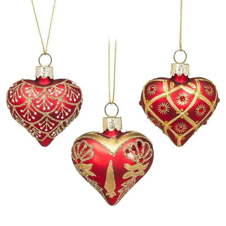 Fancy Small Heart Ornament