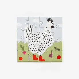 Father Rabbit - Rooster Red Puzzle