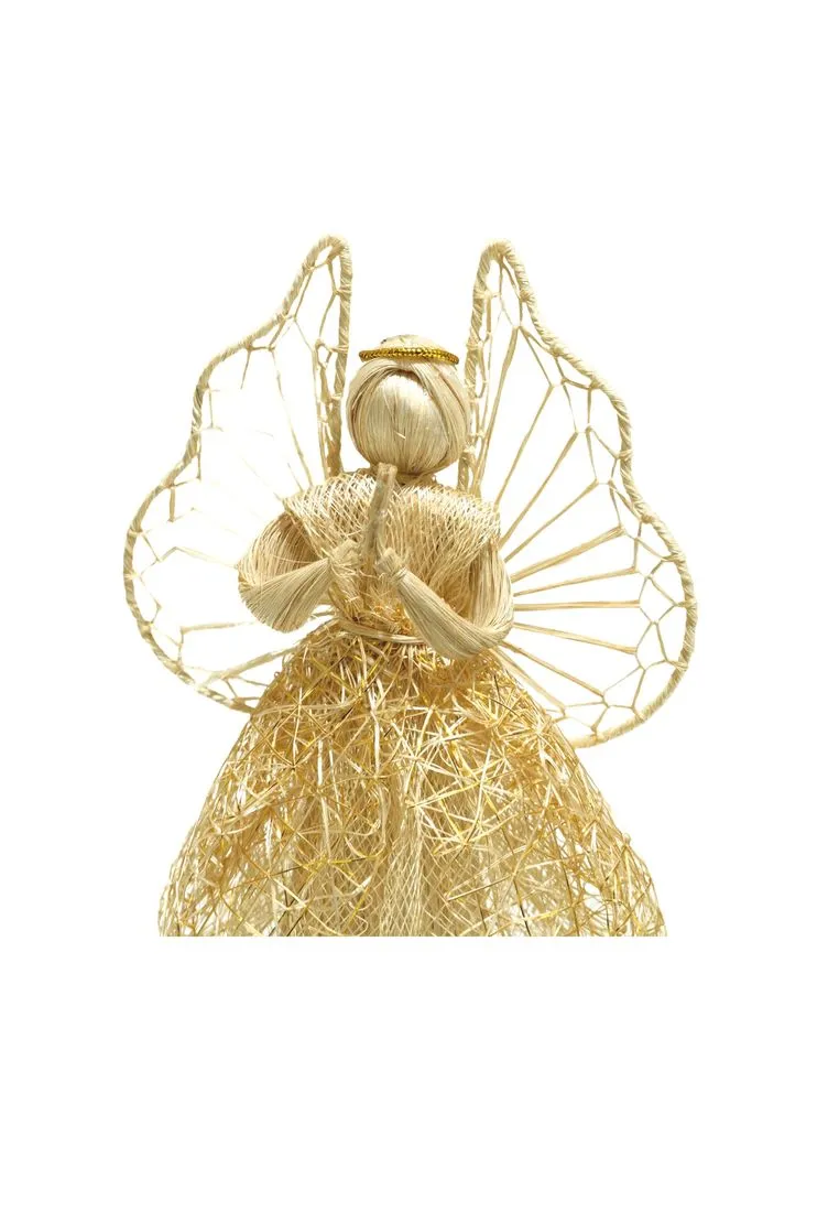 Landmark Sinamay/Abaca Angel 8" - Beige (SKN-09)