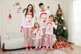 Letter Snowman Christmas Parent-child Suit Printed Homewear Pajamas