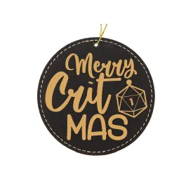 Merry CRITmas Ornament