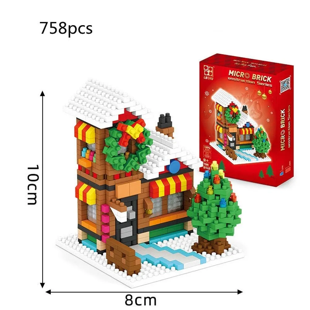 MOC NON   Coffee House Build Model Building Difficult Building Blocks DIY Educational  Assembled Toy