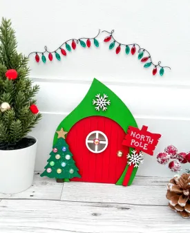 North Pole Elf Door Decoration