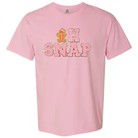 'Oh Snap' Letter Patch Tee