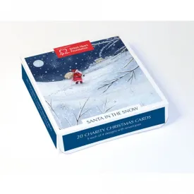 Santa In The Snow Christmas Card Pack