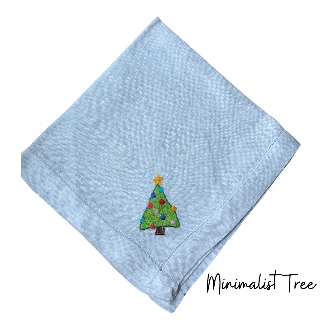 Single Christmas Tree Dinner Napkins - SSS