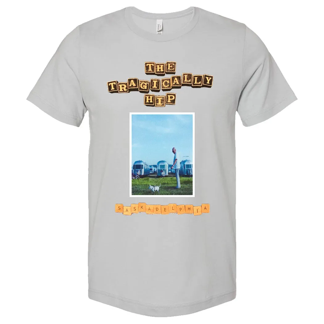 THE TRAGICALLY HIP Saskadelphia Tile Letters T-Shirt