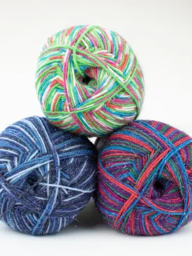 WEST YORKSHIRE SPINNERS SIGNATURE 4 PLY - Sparkle Christmas sock yarns